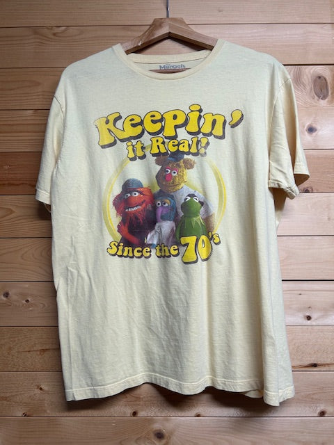 メンズヴィンテージ　Tシャツ 【The Muppets】イエロー
