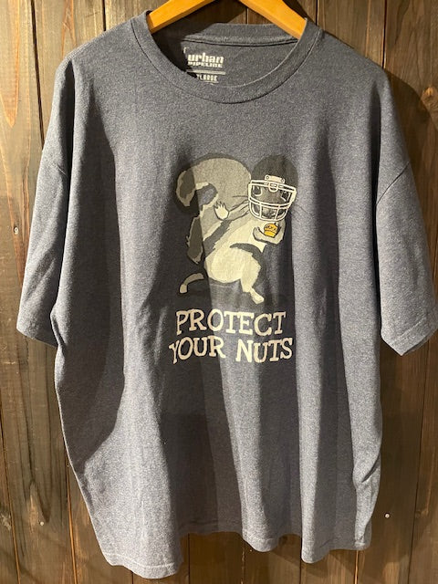メンズヴィンテージ　Tシャツ 【Urban Pipeline / リス　グラフィックTシャツ】ブルー