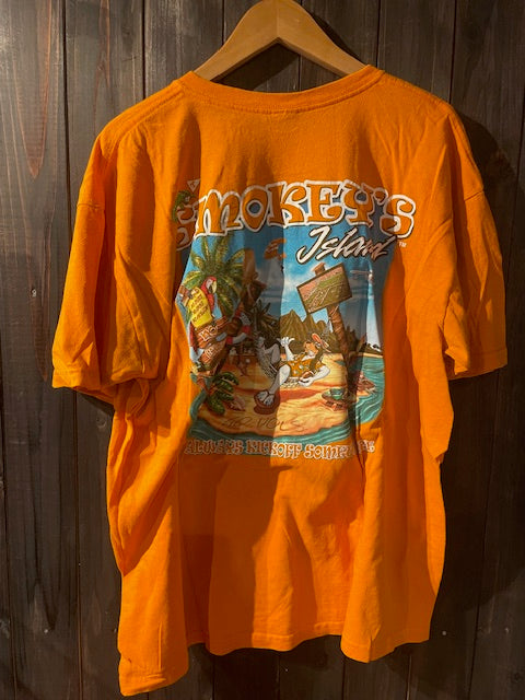 メンズヴィンテージ　Tシャツ 【anvil プリントT】　オレンジ