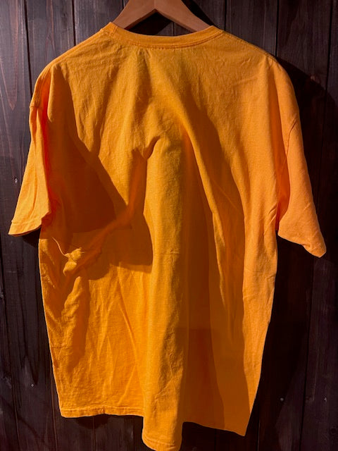 メンズヴィンテージ　Tシャツ 【Hanes ロケットロゴプリント 】　オレンジ