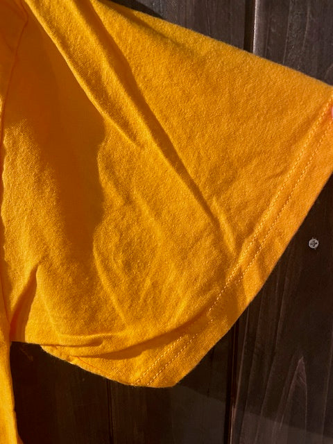 メンズヴィンテージ　Tシャツ 【Hanes ロケットロゴプリント 】　オレンジ