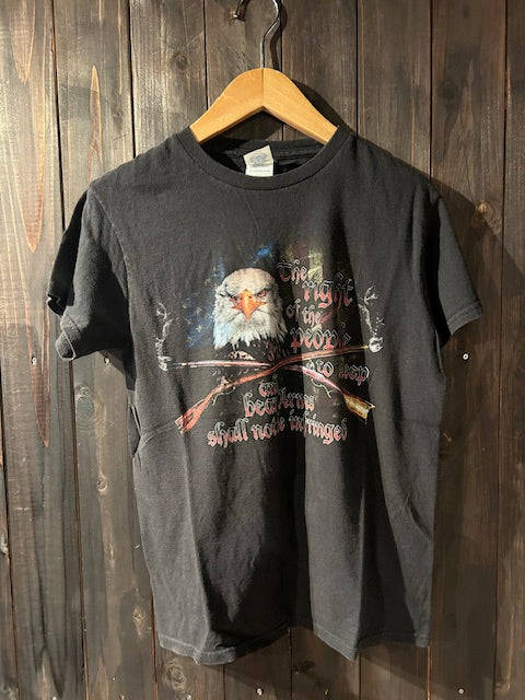 メンズヴィンテージ　Tシャツ 【イーグル プリント】ブラック