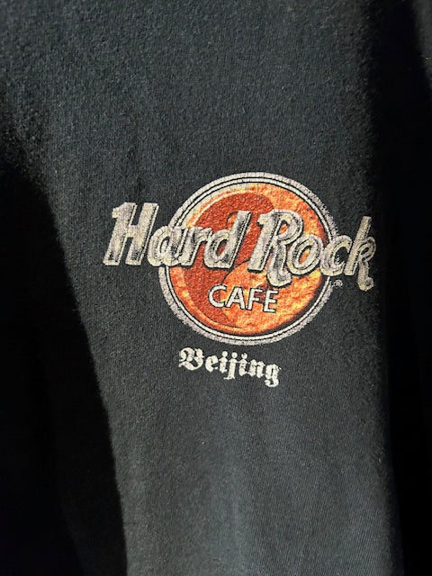 メンズヴィンテージ　Tシャツ 【Haed Rock CAFE / ロゴバックプリント】ブラック