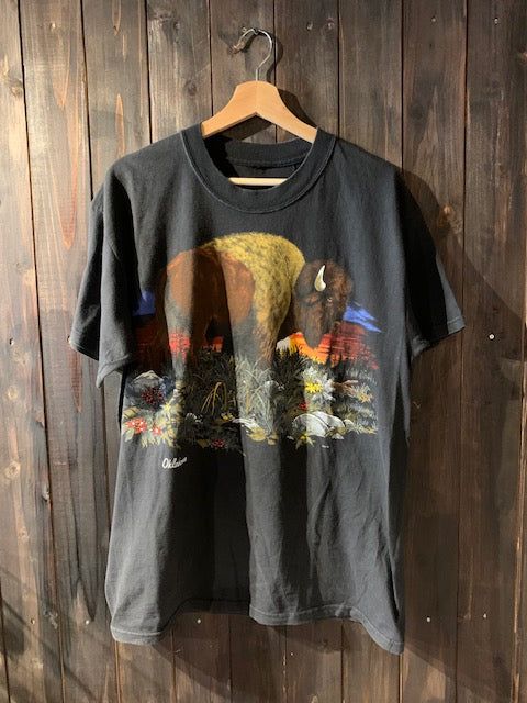 メンズヴィンテージ　Tシャツ 【90s ヴィンテージ / オクラホマ州 】ブラック