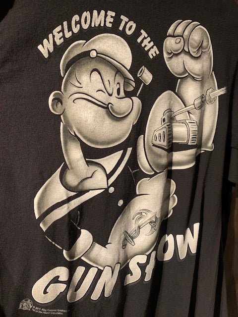 メンズヴィンテージ　Tシャツ 【2011年製 ポパイ】ブラック