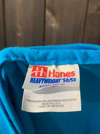 メンズヴィンテージ　Tシャツ 【Hanes / バスケットボールイベント】ブルー