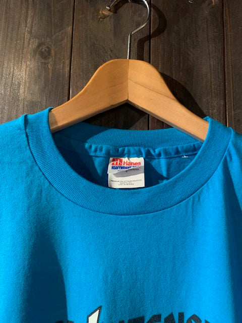 メンズヴィンテージ　Tシャツ 【Hanes / バスケットボールイベント】ブルー