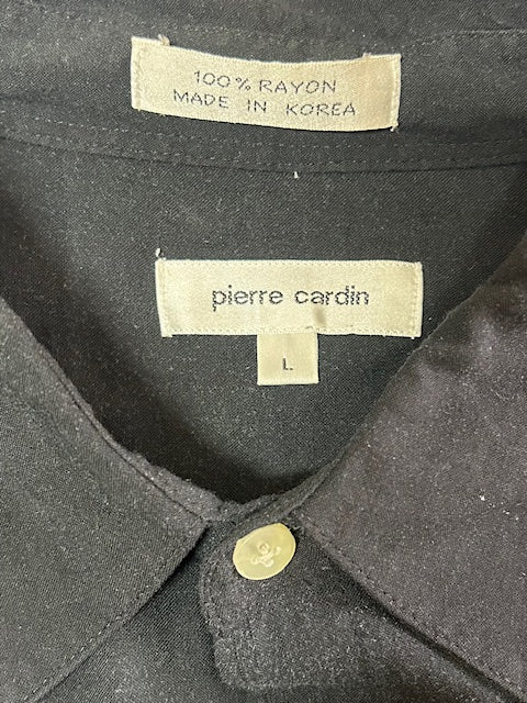 メンズヴィンテージ アロハシャツ 【Pierre cardin】 ビーチブラック