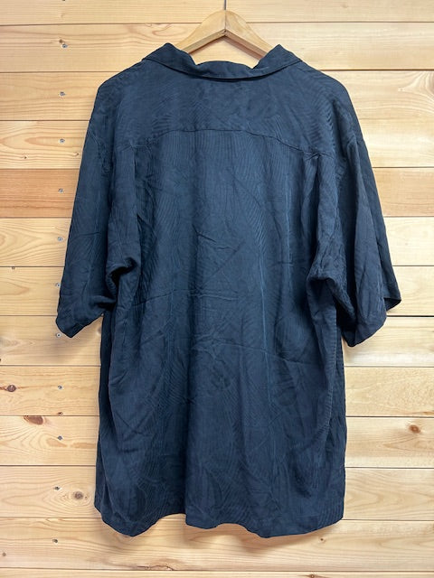 メンズヴィンテージ アロハシャツ 【Tommy Bahama】総柄 ブラック