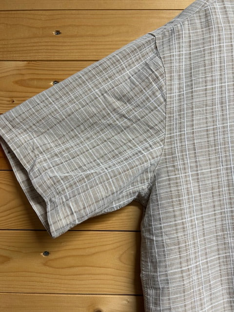メンズヴィンテージ アロハシャツ 【Batik Bay】チェック ベージュ