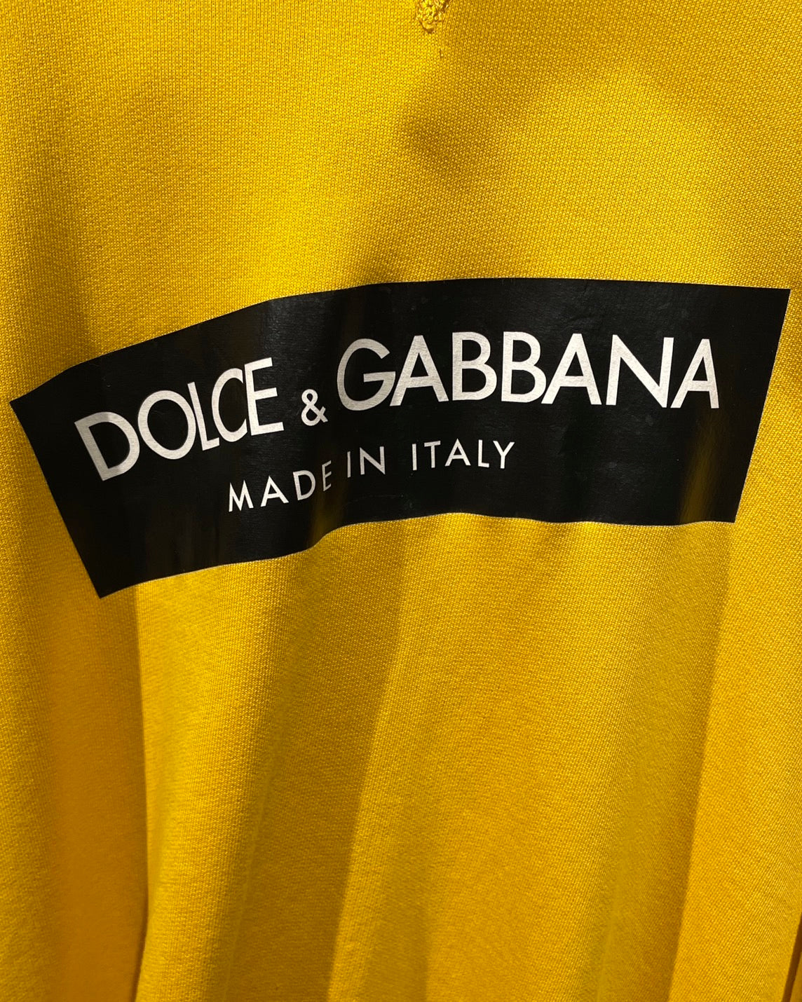 DOLCE & GABBANA イエロー パーカー サイズ50