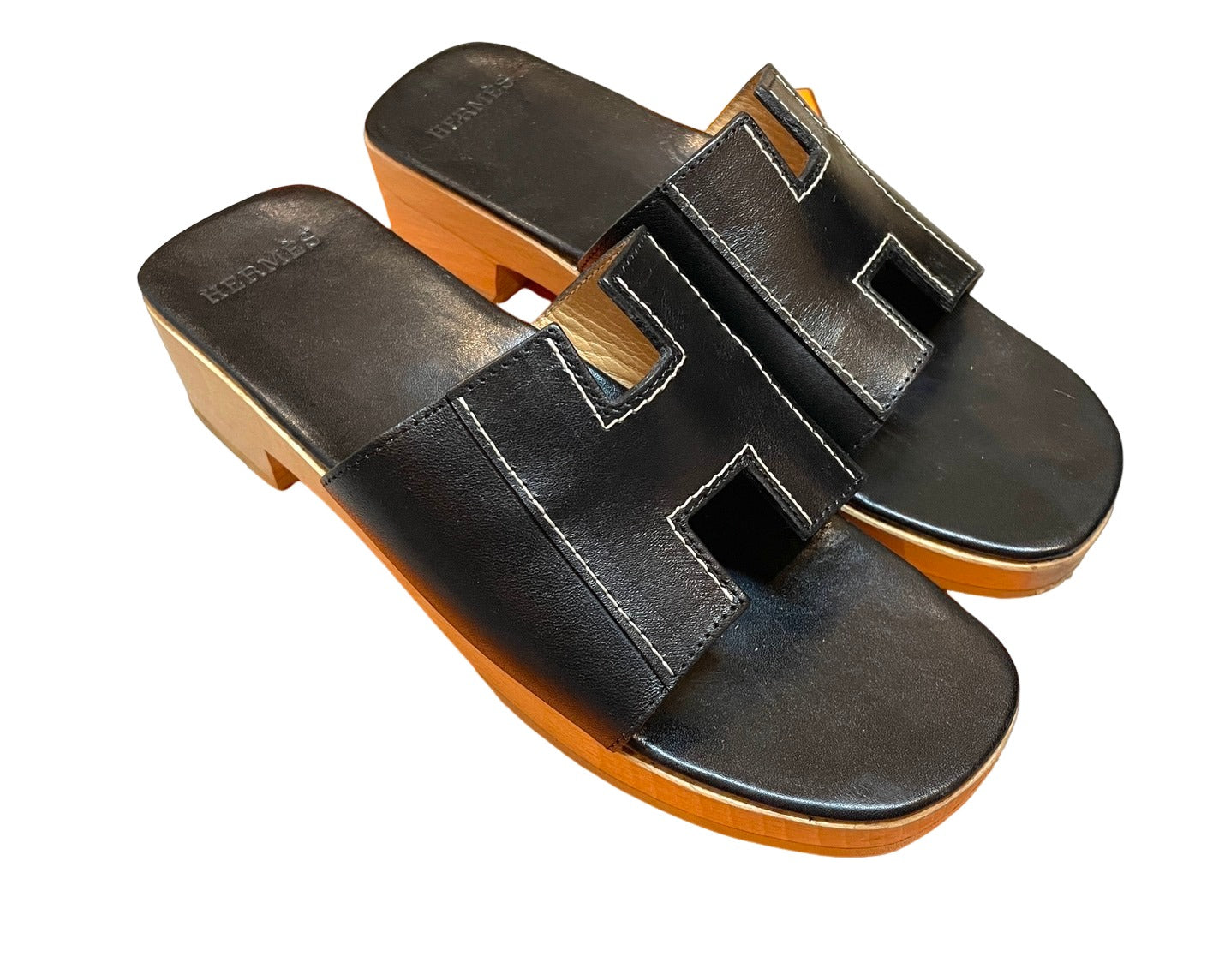 ケブラール　37 エルメス エルメス ケブラール サンダル 黒