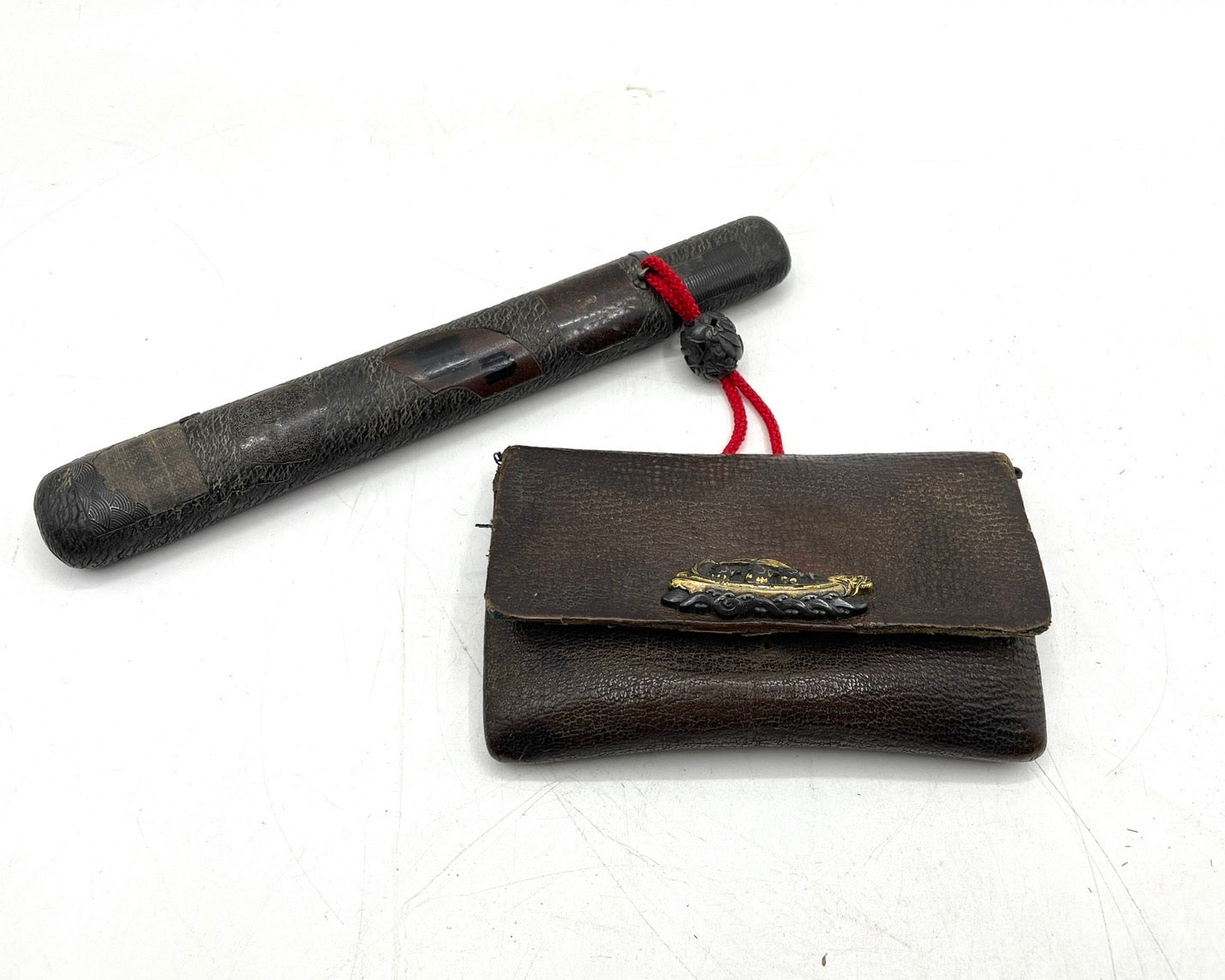 古美術品◼️蔵からかなりステキな深い緑色の可愛らしい四角い陶器が