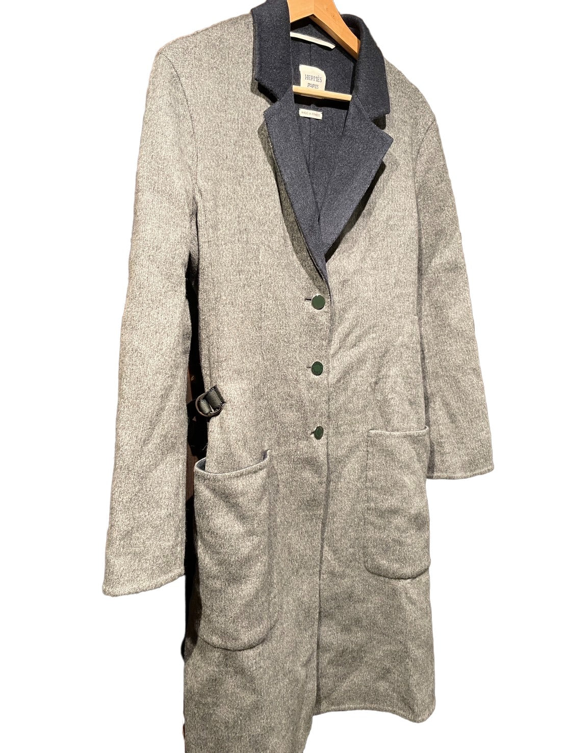 HERMES ラグジュアリーな カシミヤ ラップ コート HERMES ラグジュアリーな カシミヤ ラップ コート（楽天市場】未使用級