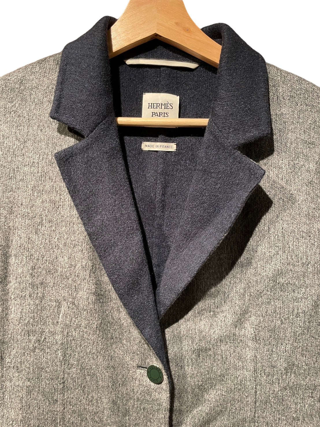 エルメス カシミヤ ラップ コート