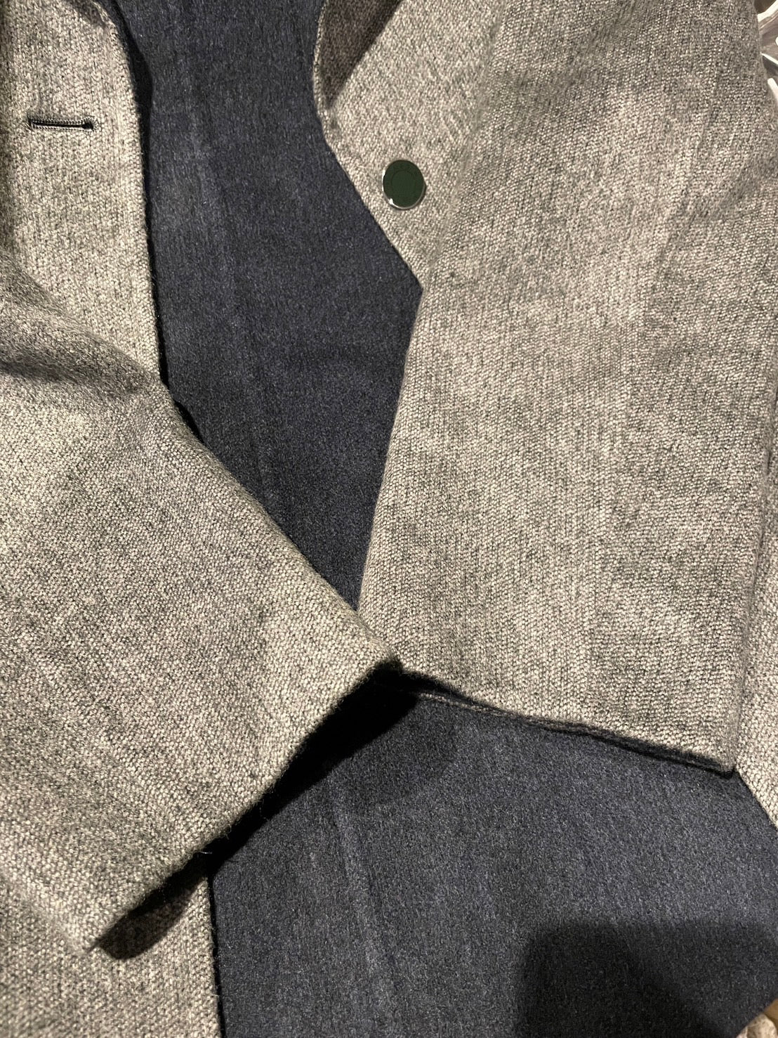 エルメス カシミヤ ラップ コート