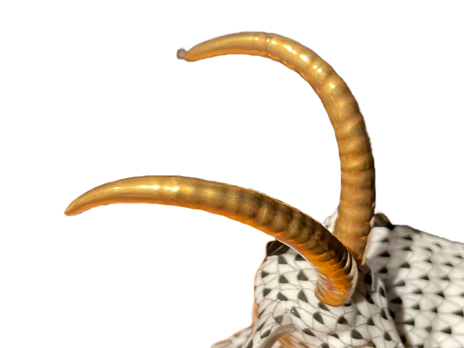 希少 ヘレンド フィギュリン ワニ アンテロープ 2体