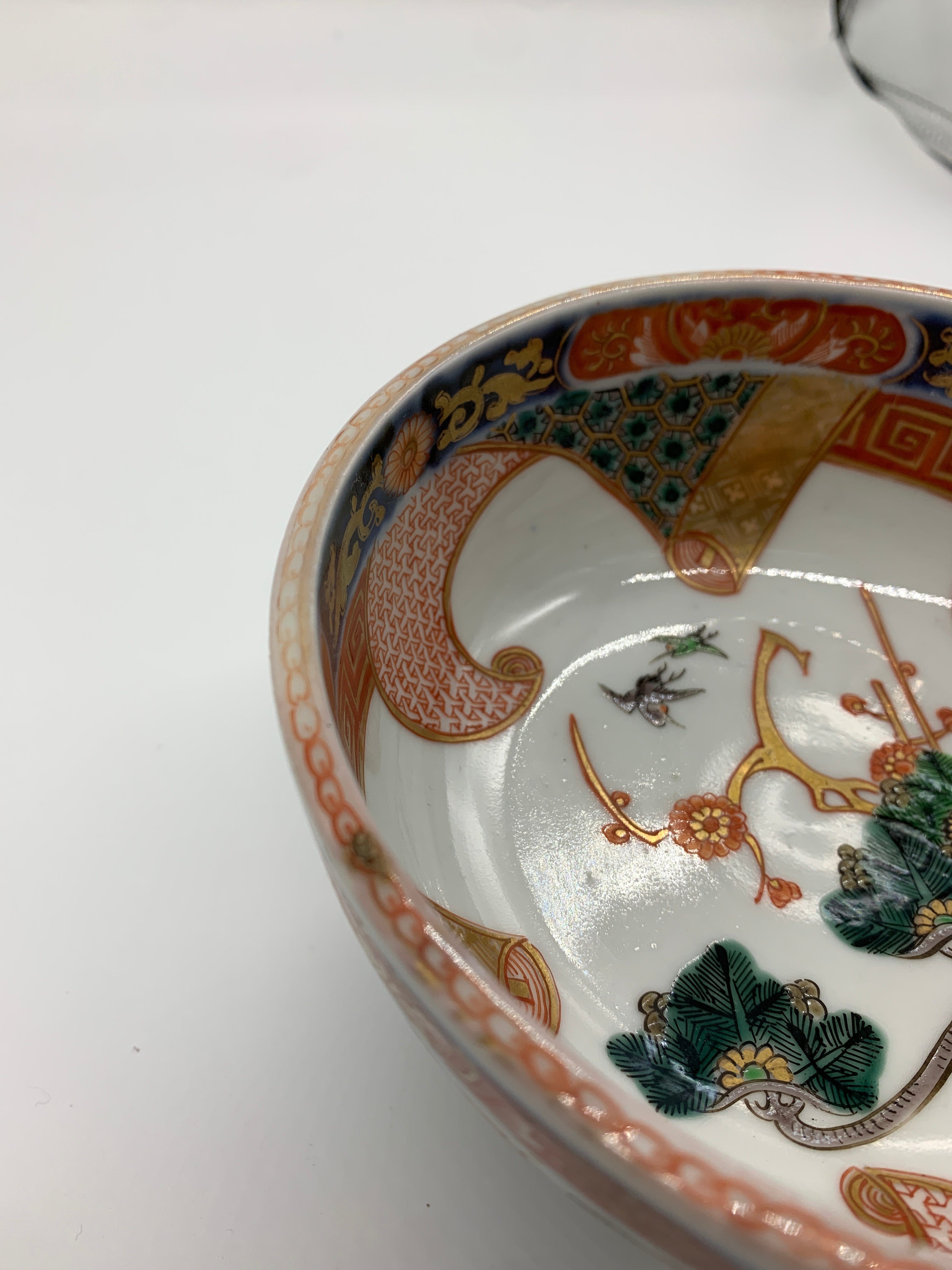 盃洗 伊万里焼 赤絵