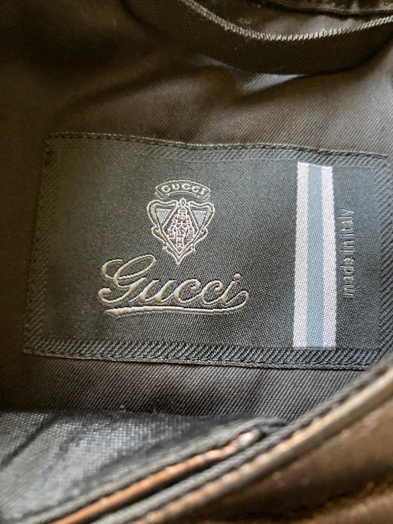 GUCCI グッチ ジップアップ ブルゾン レザー